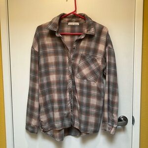 Women plaid shirt